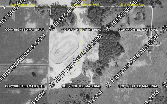 St. Alma Speedway - 1956 Aerial (newer photo)